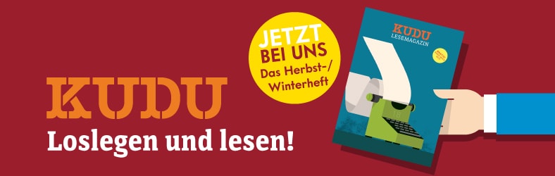 Bei Klick landet man beim Lesemagazin KUDU